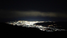 介山荘からの夜景