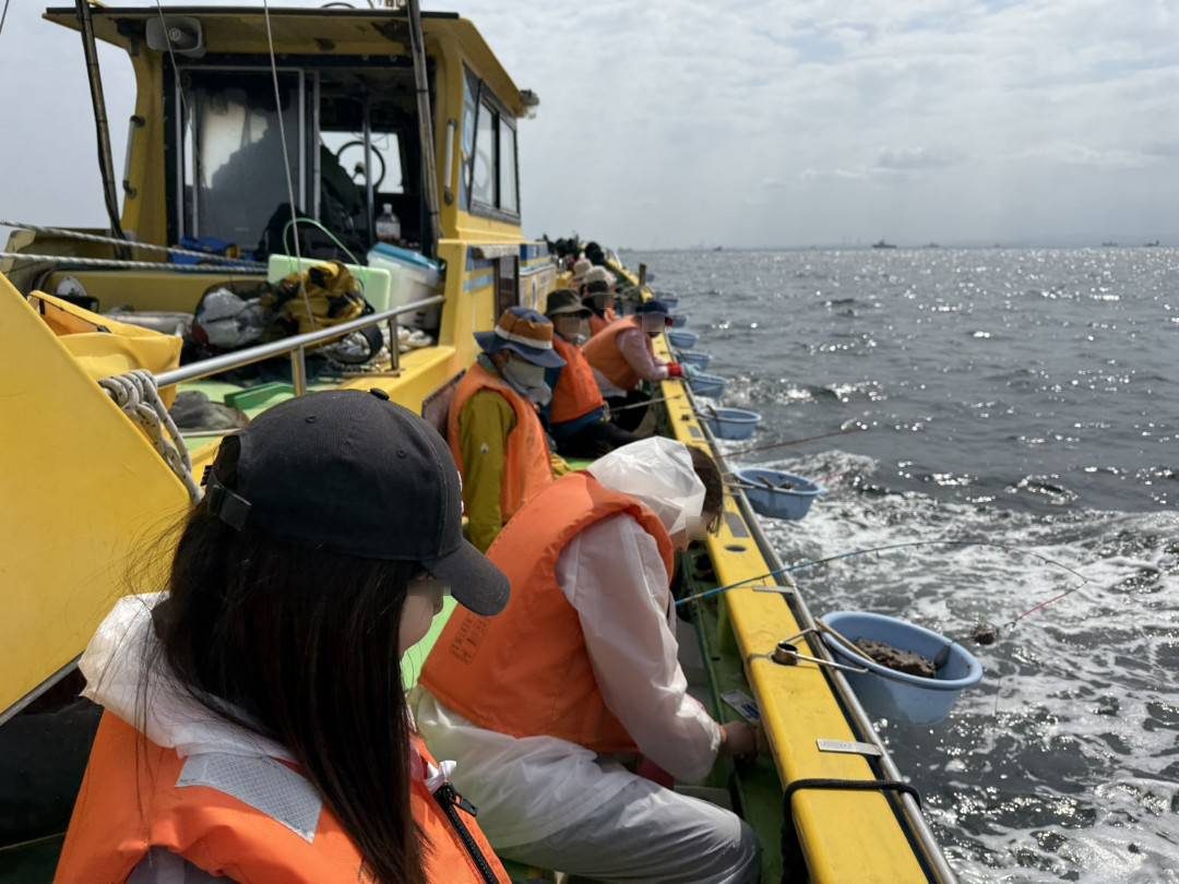 東京湾でアジ釣り！