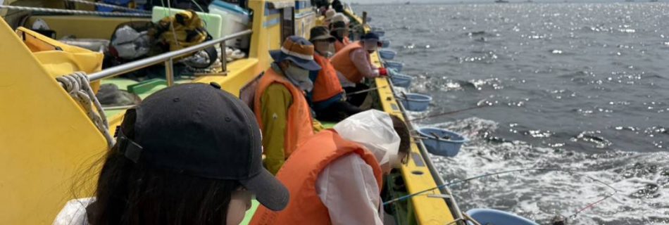 東京湾でアジ釣り！