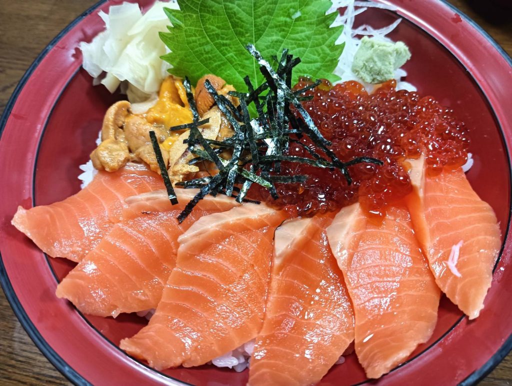 番屋で海鮮料理