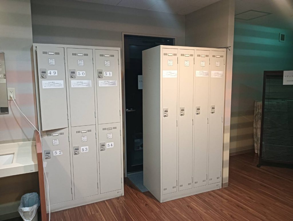 こおりやまサウナ24 ロッカー