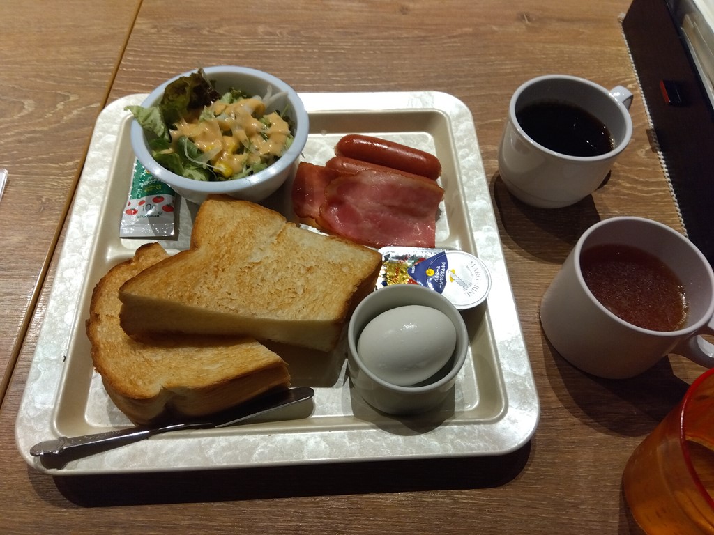 天然温泉 平和島の朝食