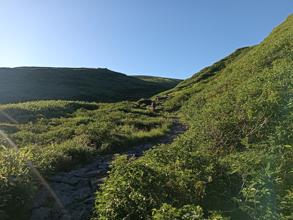鳥海山の登山道
