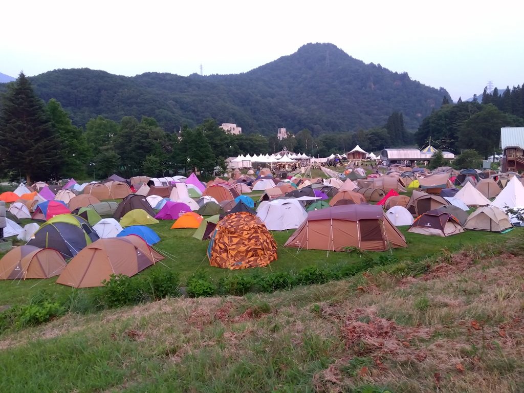 フジロック キャンプ場